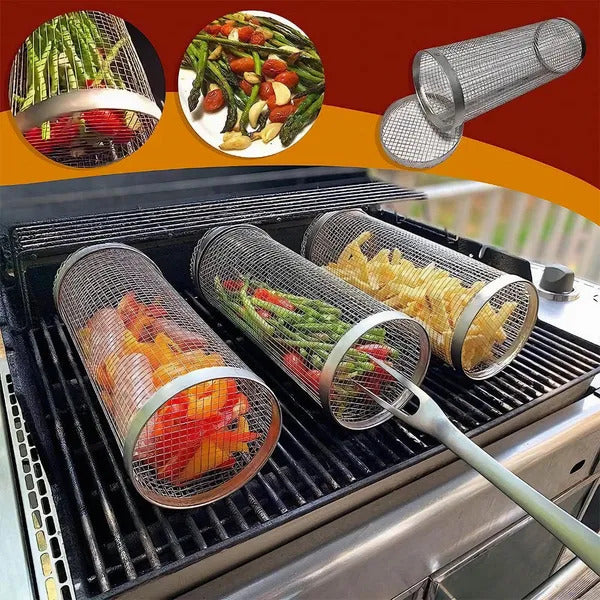 Rolling Grilling Basket